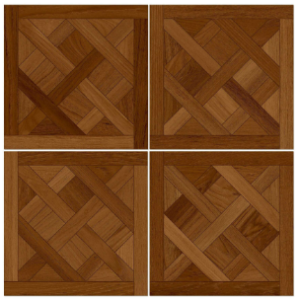 Wood-patterned tiles